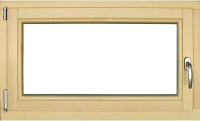 Produktbild von Holzfenster Kiefer lackiert 1000x600 mm DIN Links