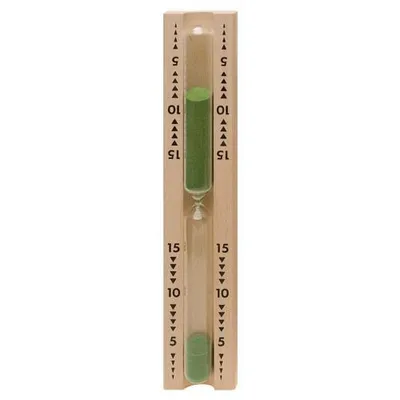 Produktbild von Finnsa Sauna - Sanduhr Saunauhr Sandfarbe Grün 0650