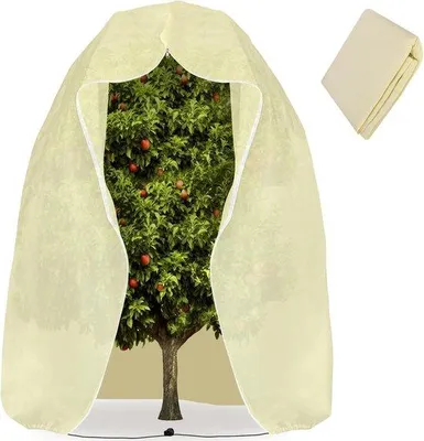 Image de Couverture d'hiver pour plantes d'extérieur - Emballage individuel - 240 x 200 cm - Résistante au froid et au gel - Réutilisable pour les plantes (100 g)