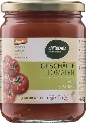 Produktbild von Geschälte Tomaten - aus Spanien 420g