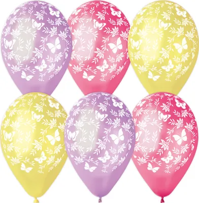 Produktbild von Karaloon 6 Ballons "Schmetterlinge" / Balloons "Butterflies"