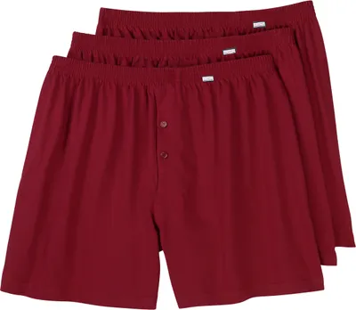 Produktbild von Adamo 3er-Pack Boxershorts dunkelrot Übergröße