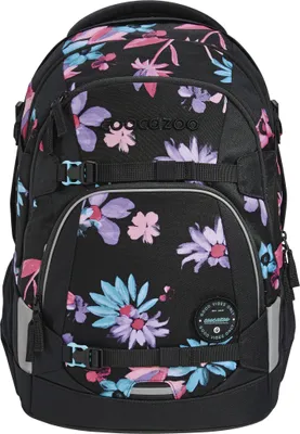 Image de coocazoo sac à dos scolaire Mate School Backpack Floral Artnight noir
