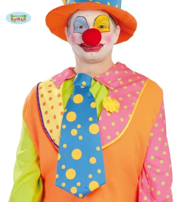 Produktbild von große blaue Clown Krawatte ca. 45 cm
