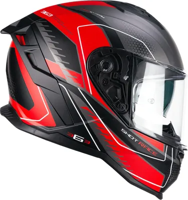 Immagine prodotto di Casco integrale CGM 363G SHOT RACE antracite rosso opaco taglia S