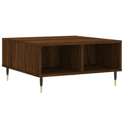 Obrázek produktu pro vidaXL Konferenční stolek Brown Oak Optics 60x60x30 cm Dřevěný materiál