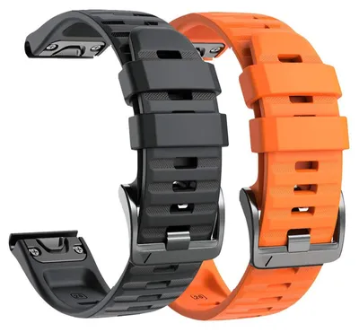 Image de Bracelet de remplacement en silicone pour Fenix 6X/5X/3, 26 mm