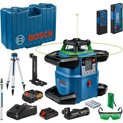 Image de Bosch Laser rotatif GRL 650 CHVG avec mire GR 500 et accessoires en coffret - 06159940PR