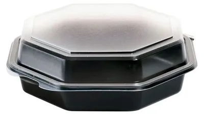 Immagine prodotto di Octaview® Nero / Trasparente PS 190x190x60 | Confezione (270 pezzi)
