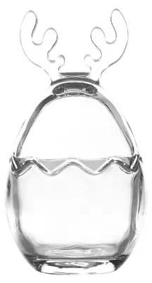 Image de Clayre & Eef Pot en verre Ø 8x15 cm Verre transparent