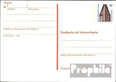 Produktbild von Belege Ganzsachen Berlin (West) 1989 P132 Amtliche Postkarte gefälligkeitsgestempelt  Sehenswürdigkeiten