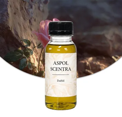 Produktbild von Aspol Scentra Z'aara Rose UFIGREEN Duftöl für Kerzen und Diffusoren 100 ml, KI-generiertes Bild