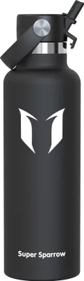 Produktbild von Sparrow Trinkflasche Edelstahl - Thermobecher - 750ml - FlipFlow Trinkflaschen mit Strohhalm - BPA-Frei Thermoskanne, Thermosflasche für Sport, Travel, Schule, Outdoor
