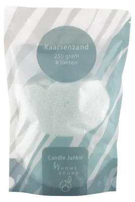 Zdjęcie produktu dla HomeBound, proszek do świec, 250 g, 8 knojców, kolor: biały