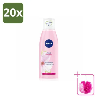 Produktbild von 20 x NIVEA Essentials Beruhigendes Gesichtswasser - für trockene & sensible Haut - 200 ml - Sparpackung - 20 Stücke