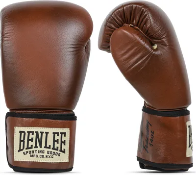Produktbild von Boxhandschuhe aus Leder PREMIUM TRAINING Brown/Black/Beige 12 oz BENLEE