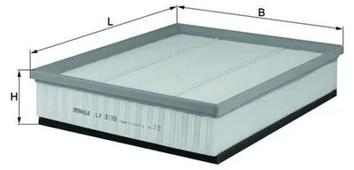 Produktbild von Luftfilter KNECHT LX 3139 für VW Amarok Pickup (2HA, 2HB, S1B, S6B, S7A, S7B) Filtereinsatz