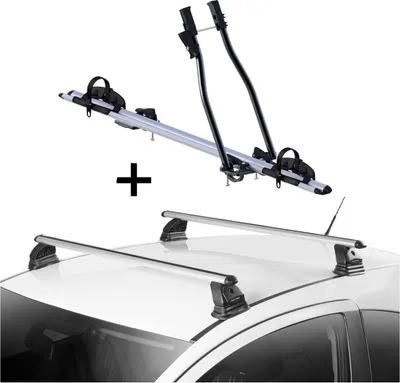 Produktbild von Fahrradträger SAGITTAR + Dachträger VDP EVO ALU kompatibel mit für Peugeot 407 3-4 Türer 2004-2012