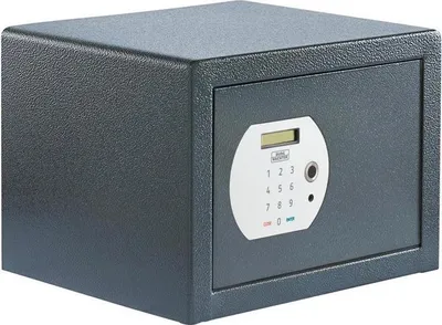 Produktbild von BURG-WÄCHTER PS 120 E FP, Wandtresor, Grau, Elektronisch, Lesegerät für den Fingerabdruck, 20,6 l, Stahl, 1 Regale
