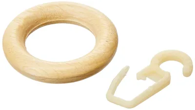 Obrázek produktu pro Gardinia Záclonové kroužky borovice/příroda cm