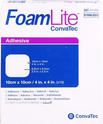 Image de Foam Lite ConvaTec adhäsiv 10x10cm, 10 St VER