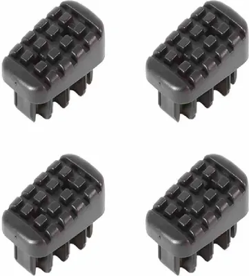 Image de Hailo 991-5711 Embouts de pied 35x20mm jusqu'à 01/2015, noir (pack de 4)