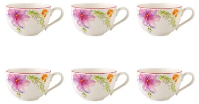 Produktbild von Villeroy & Boch Mariefleur Basic 6er Set Kaffeetasse 230 ml Porzellan