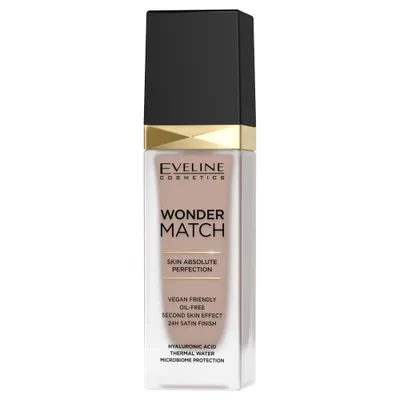 Obrázek produktu pro Eveline Cosmetics Wonder Match – make-up, dlouhotrvající efekt, krytí, Odstín 45 honey