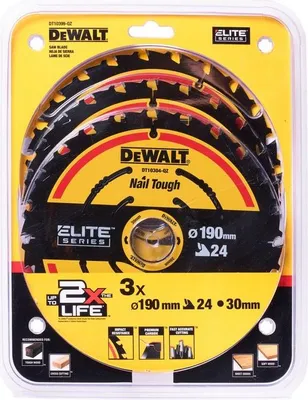 Produktbild von DeWalt DT10399 3er Pack 190 x 1,65 mm Extreme Kreissägen Sägeblatt