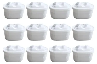 Produktbild von 12x Filterkartuschen für Bosch Tassimo Charmy (T55), Fidelia+ (T65), TC6, TKA6, TW6, TWK6 Wasser-Filter / Filterpatrone für sauberes, leckeres Wasser