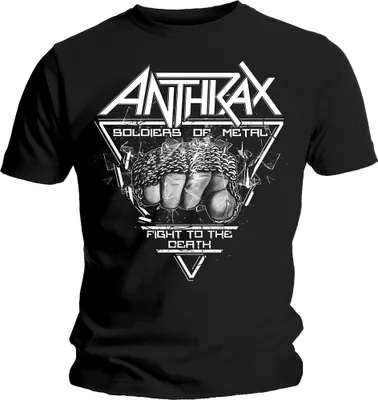 Produktbild von Anthrax Soldier of Metal FTD Black S T-Shirt