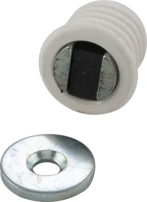 Produktbild von MACO Einbohrmagnetschnapper Type 14, Ø 14mm, Kunststoff weiß