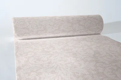 Produktbild von Sovie HORECA Tischläufer Mika in Hellbraun aus Linclass® Airlaid 40cm x 24 m, 1 Stück - Einmal-Tischband Ornamente