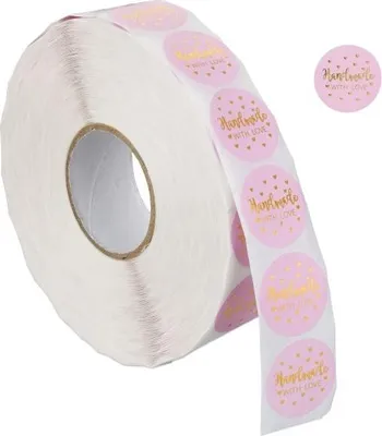 Immagine prodotto di Adesivi fatti a mano con amore 2500 pz
