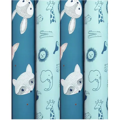Obrázek produktu pro Dárkové balení pro narození dítěte, chlapec - 200 x 70 cm - 4 role