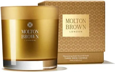 Image de Molton Brown Oudh Accord & Gold Bougie de cire Cylindre 1 pièce(s)