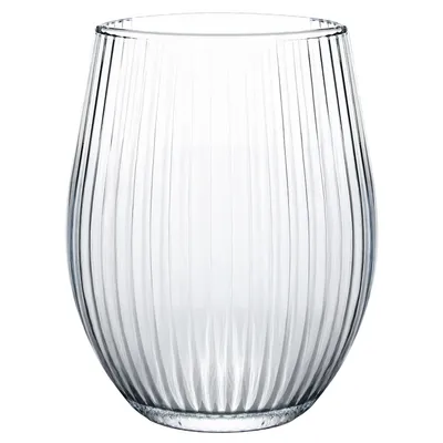 Produktbild von KONZEPT Geriffelte Gläser Set 4 teilig, 500 ml, Trinkgläser, Wassergläser