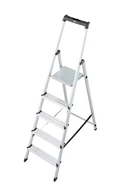 Produktbild von Krause Solidy Stufenstehleiter 5 Stufen