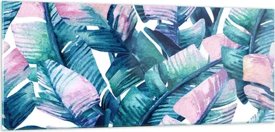 Produktbild von Bilder auf glas - Blatt Pflanze Blume - 100x40cm - Glasbilder - Wandbilder - Kunstdruck - zum Aufhängen bereit - Wanddekoration aus Glas - Glas Bilder - Wandbild auf Glas - Einteilig - GAB100x40-3949