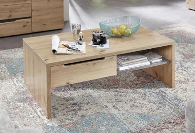 Produktbild von Couchtisch >Meagan< in Artisan Eiche - 110x40x65cm (BxHxT)