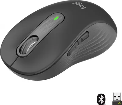 Zdjęcie produktu dla Logitech Signature M650 L for Business, Po prawej stronie, Optyczny, Bluetooth, 4000 DPI, Grafitowy