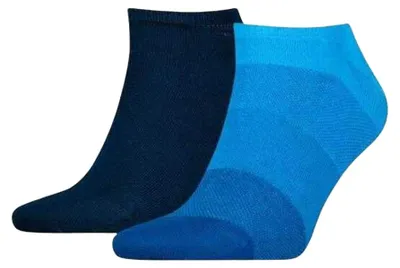 Image de Tommy Hilfiger - Chaussettes courtes pour homme (lot de 2) NA1085 (43 EU - 47 EU) (Bleu marine foncé/Bleu)