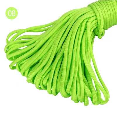 Produktbild von 15m Farbe-9 Neongrün MicroCord Paracord Schnüre Nylonleine 2 mm