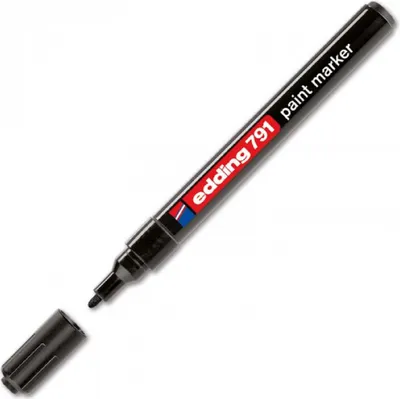 Obrázek produktu pro Popisovač lakový EDDING 791 černý 1-2mm