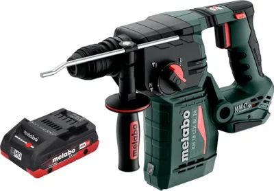 Immagine prodotto di Metabo KH 18 LTX BL 24 Martello perforatore a batteria 18 V 2,2 J SDS Plus Brushless + 1x batteria LiHD 4,0 Ah - senza caricabatteria
