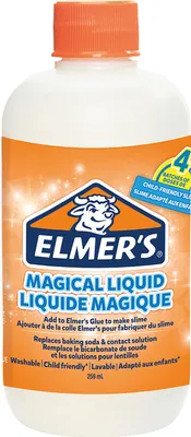 Produktbild von Elmer's Magische Flüssigkeit für Klebeschleim | Flasche mit 259 ml | ideal zur Herstellung von Slime