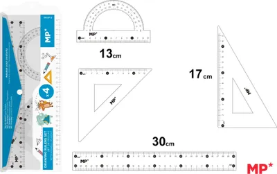 Produktbild von Geometrieset für Kinder „Tiere“ – 4 Teile