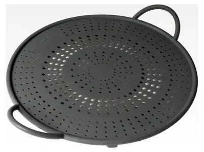 Produktbild von Spritzschutz aus Silikon grau Ø 26 cm