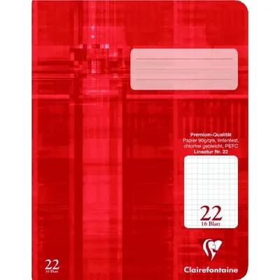 Produktbild von Schulheft A4 Lineatur 22 16 Blatt