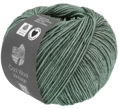 Produktbild von Lana Grossa - Cool Wool Vintage 7368 grüngrau